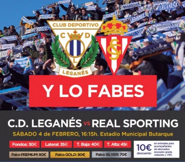 Leganés recibe al Gijón en el Estadio Municipal de Butarque.