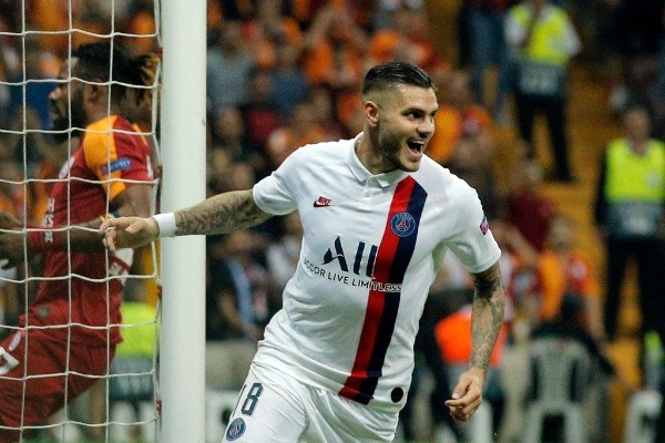 Icardi festejando un gol en PSG. (Foto: Getty)