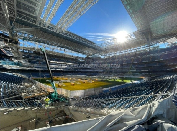 Real Madrid avanza en las obras del nuevo Estadio Santiago Bernabéu. nuevoestadiobernabeu.com