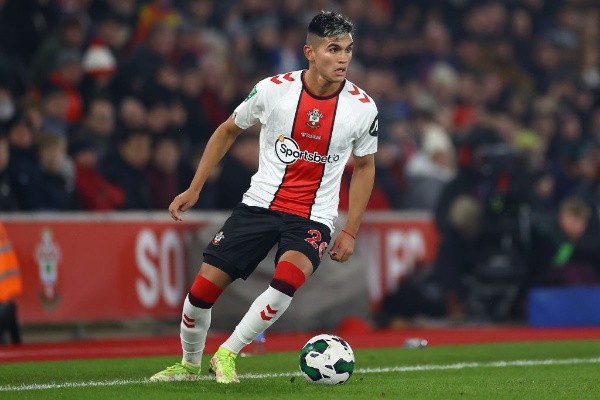 Alcaraz con la camiseta de Southampton. (Foto: Getty)