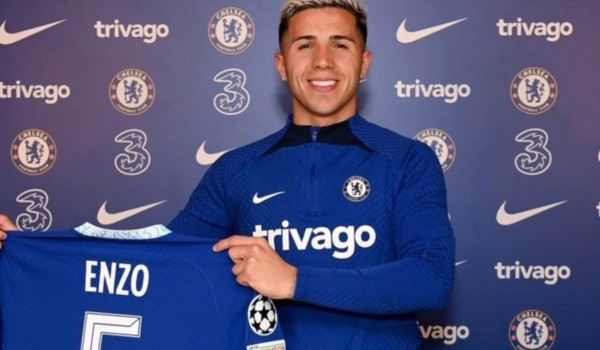 Enzo Fernández en Chelsea: Getty 
