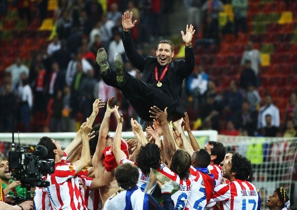 Diego Simeone encabezó uno de los procesos más exitosos de la historia del Atlético de Madrid. Getty Images.