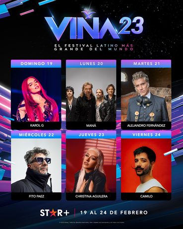 Christina Aguilera y Karol G se presentarán en la Quinta Vergara / Star+
