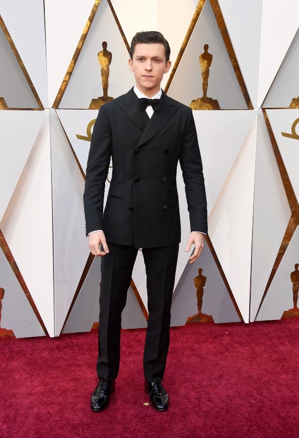 Tom Holland en los Premios Oscar 2018. Foto (Getty)