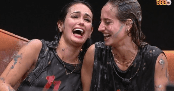 Bruna Griphao e Larissa ganharam a primeira Prova do Líder do BBB 23 (Reprodução/TV Globo)