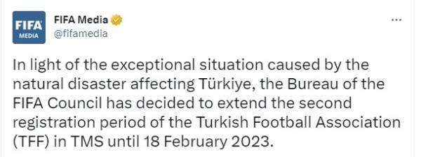 FIFA y su apoyo al fútbol turco. Getty.