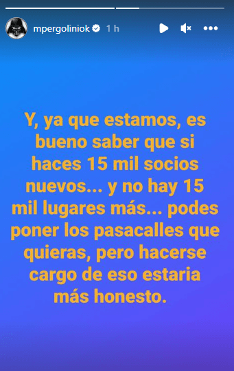 Pergolini, otra vez contra la Comisión Directiva de Boca.