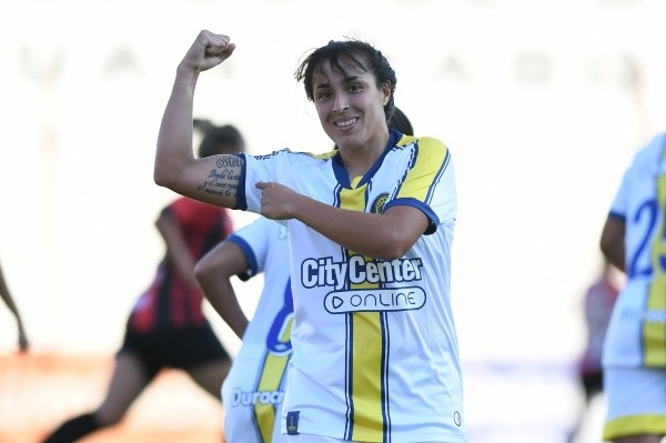 Erica Lonigro regresó con tres goles. (Foto Central femenino)