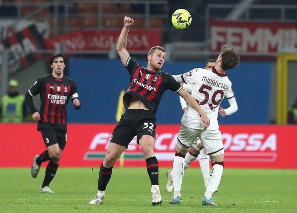 AC Milán vs Torino (Getty)