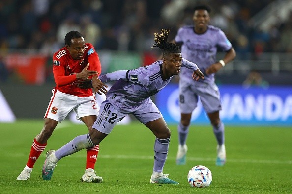 Real Madrid contra Al Ahly. Getty.