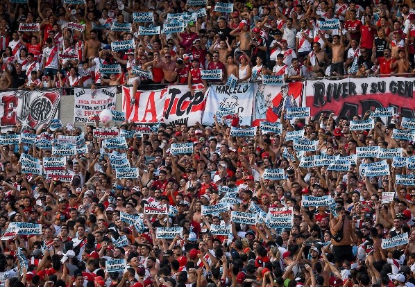 El Monumental explotó de gente ante Argentinos. (Foto: Getty)