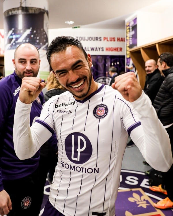 Gabriel Suazo se está ganando la titularidad en el Toulouse | Foto: Toulouse Gabriel Suazo se está ganando la titularidad en el Toulouse | Foto: Toulouse