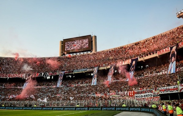 El Monumental en el duelo ante Argentinos. (Foto: Getty)