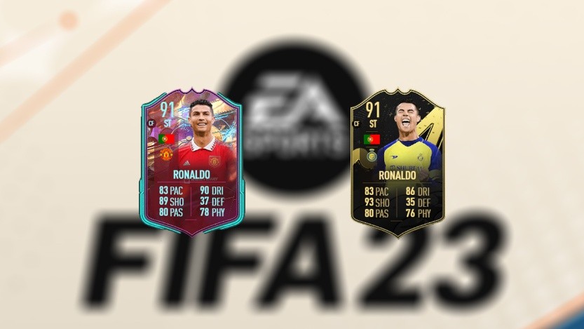 Las dos mejores cartas de CR7 en el FIFA 23