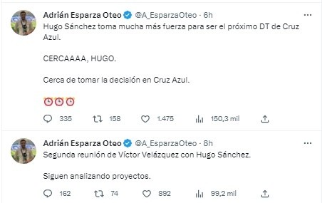 Foto: TW / Adrián Esparza Oteo