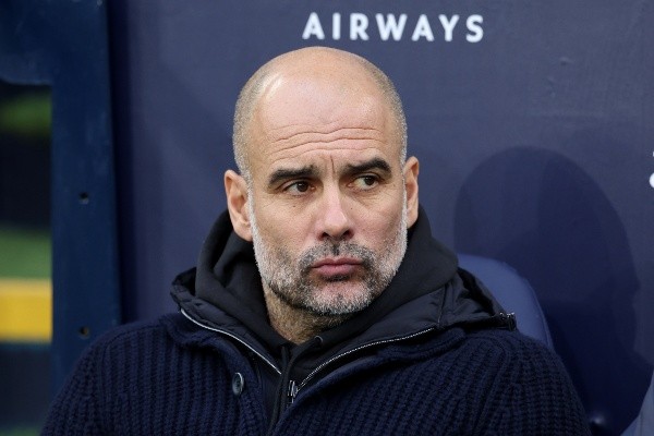 Pep Guardiola lleva siete temporadas en el Manchester City. Getty Images.