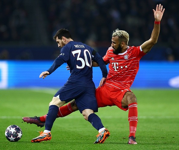 Messi en acción de juego con PSG. Getty.
