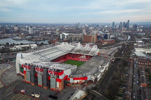 Old Trafford, estadio y símbolo de Manchester United. Getty.