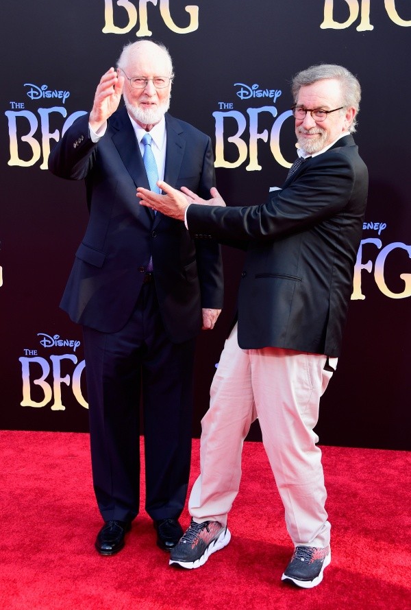 John Williams y Steven Spielberg, nominados por The Fabelmans (Getty).