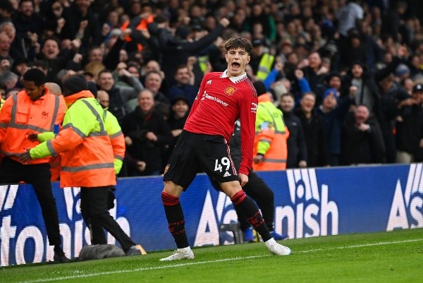 Garnacho la rompe en el United.