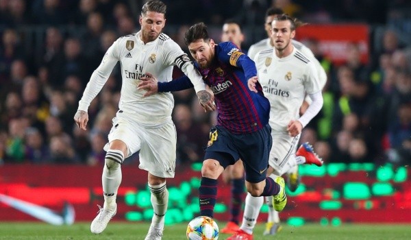 Sergio Ramos vs. Lionel Messi en LaLiga: Getty