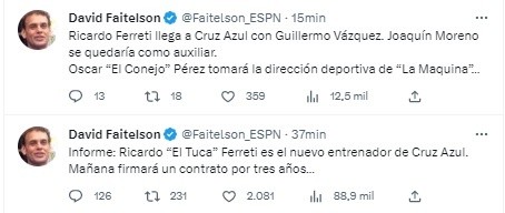 Foto: TW / David Faitelson