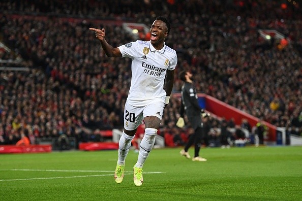 Vinicius marcó los dos primeros goles del Real Madrid | Getty Images