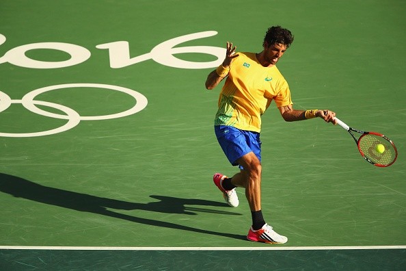 Bellucci fez grande jogo contra Nadal nas Olimpíadas do Rio de 2016. 
     Créditos: Clive Brunskill/Getty Images