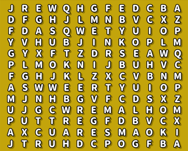 Resultados sopa de letras.