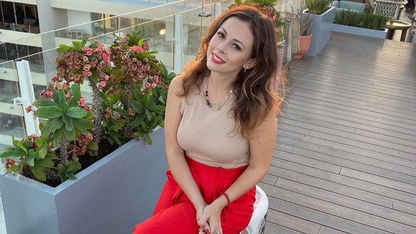 Amparo García, novia de Carlos Gaytán (Facebook)