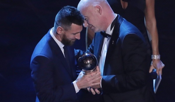 Lionel Messi, ganador del The Best 2019: Getty