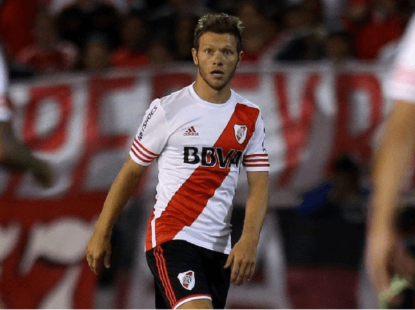 Nicolás Domingo durante una de sus etapas en River.