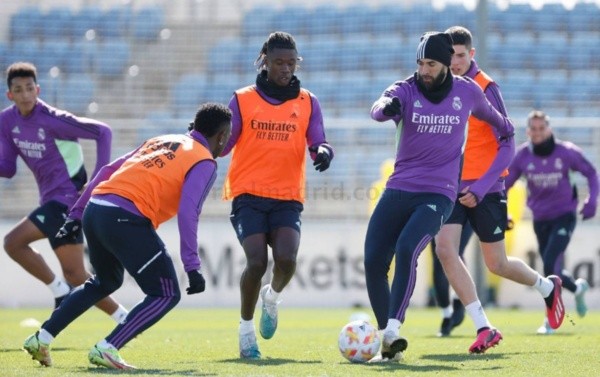 Real Madrid se entrenó en Valdebebas con la mente en el FC Barcelona.