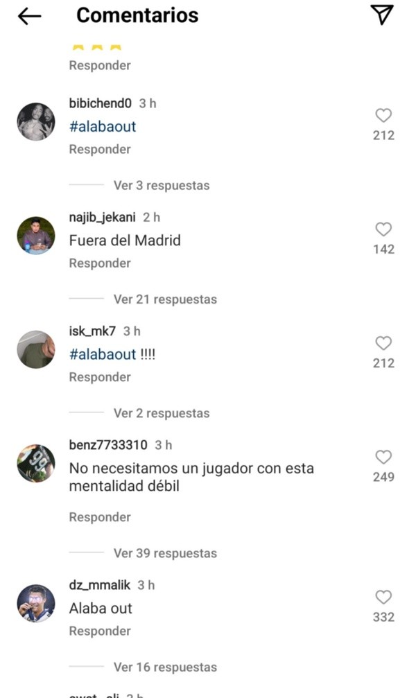 #AlabaOut el hashtag de los hinchas del Real Madrid tras enterarse que el defensor eligió a Lionel Messi como el The Best.