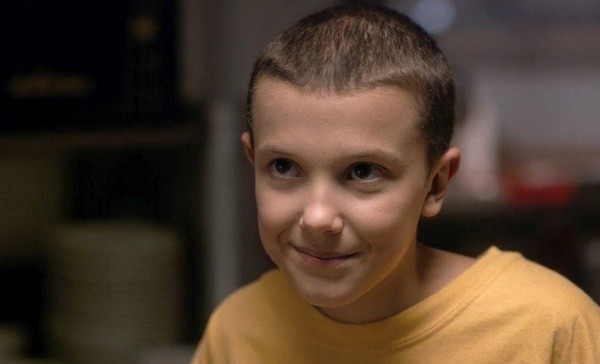 Millie Bobby Brown como Eleven en la temporada 1 de Stranger Things. (Netflix)