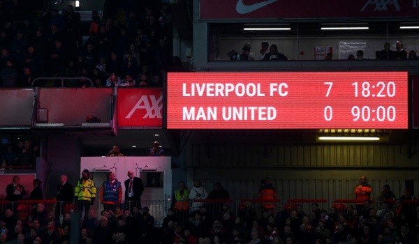 Liverpool 7-0 Manchester United: Getty