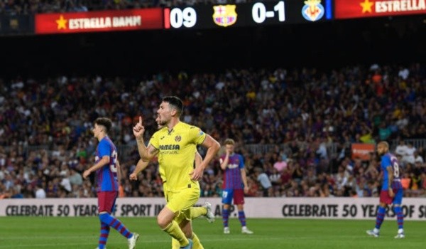Moi Gómez, último en marcarle al Barcelona de jugada en el Camp Nou: Getty
