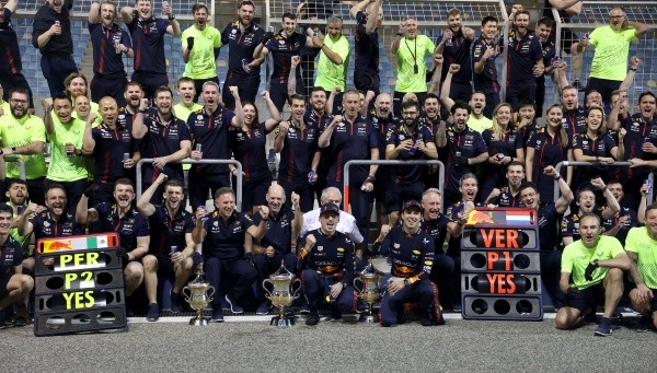 Red Bull celebra el doblete en Bahréin (Getty Images)