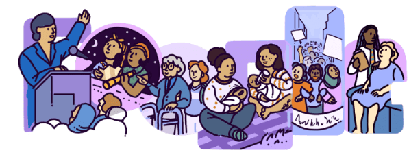El doodle de Google por el Día de la Mujer 2023.