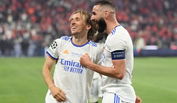 Luka Modric y Karim Benzema: Getty