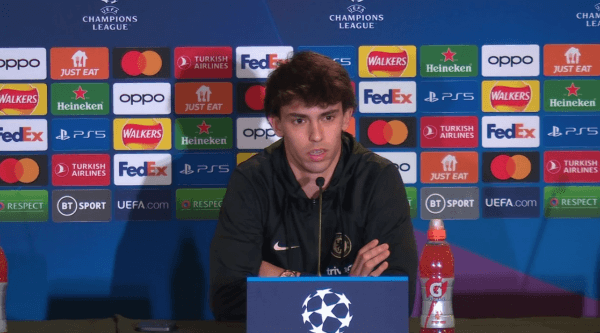 Joao Félix se refirió a su futuro en la conferencia previa al Chelsea vs. Borussia Dortmund.