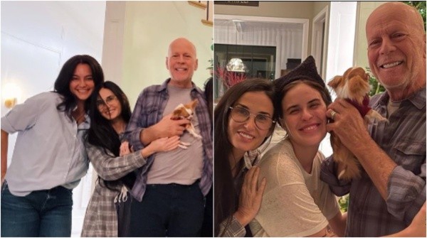 Bruce Willis em família - Foto: Instagram @rumerwillis