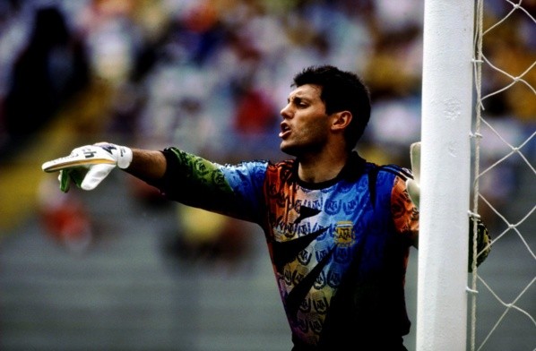 El histórico Sergio Goycochea en acción. (Foto: Getty)