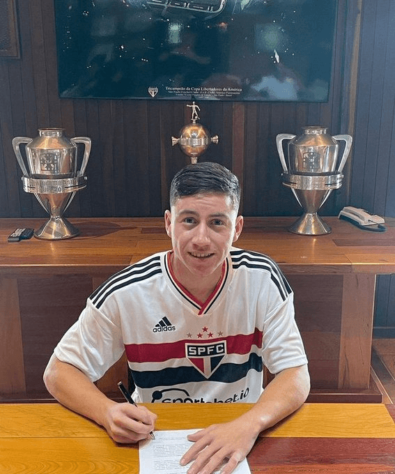 Juan Macias, volante equatoriano de 18 anos, é o novo reforço da equipe sub-20 do São Paulo - Foto: Reprodução