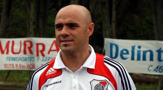 Villalba durante su etapa como entrenador de la Reserva.