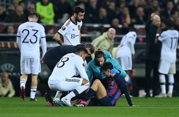 Pedri ya se recuperó de su lesión y retornaría frente al Real Madrid. Getty Images.