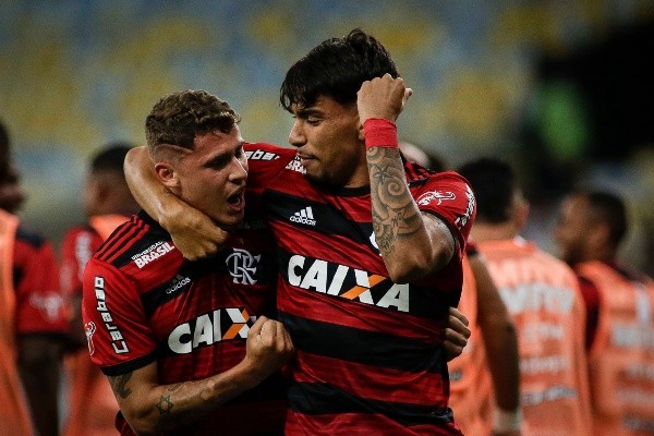 Foto: Luciano Belford/AGIF - Matheus Sávio subiu junto com Paquetá para o profissional do Flamengo