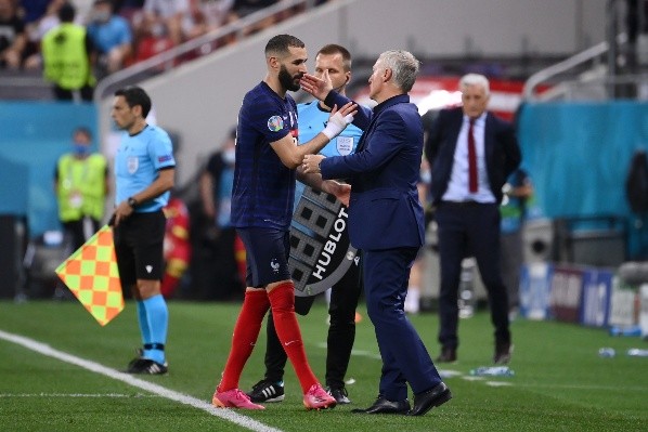 Karim Benzema tendría las puertas cerradas en la Selección de Francia, mientras Didier Deschamps sea el entrenador. Getty Images