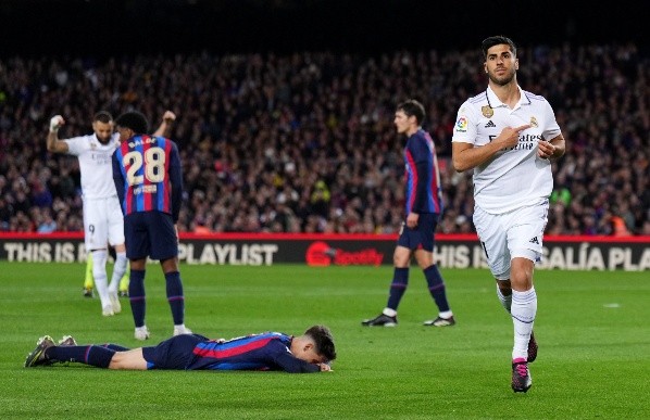 Marco Asensio, por milímetros, no le dio la victoria al Real Madrid ante el Barcelona.