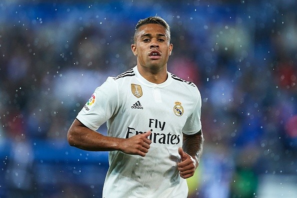 Mariano Díaz con Real Madrid. Getty.